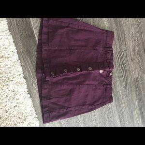 Button up skirt